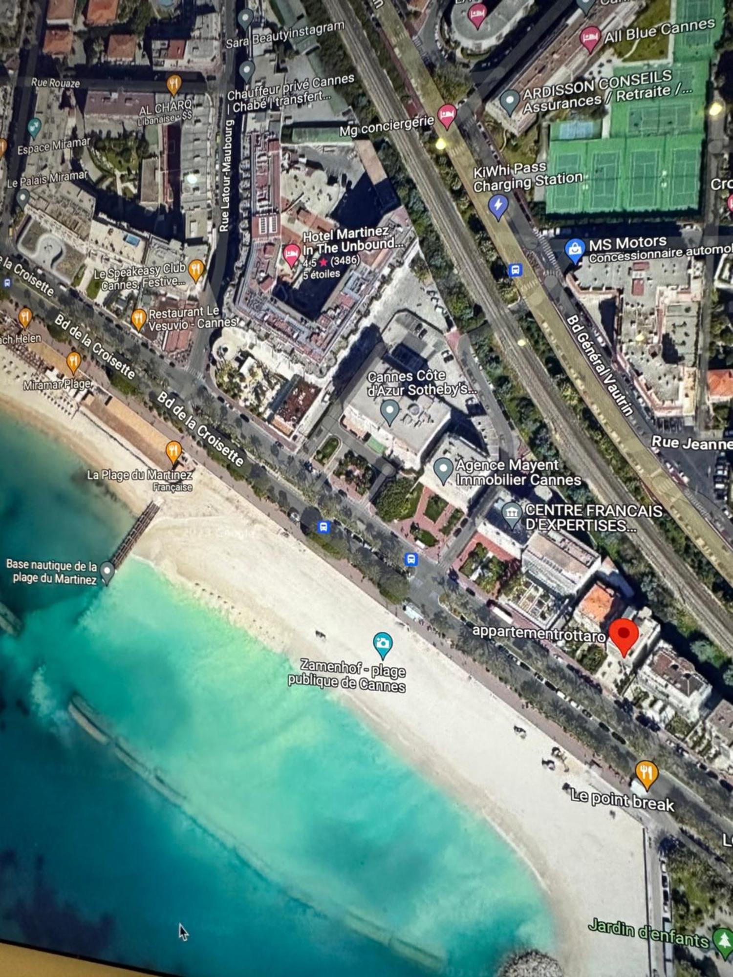 Appartement Rottaro Luxueux 2 Ch 2 Sdb Face A La Mer Cannes Zewnętrze zdjęcie