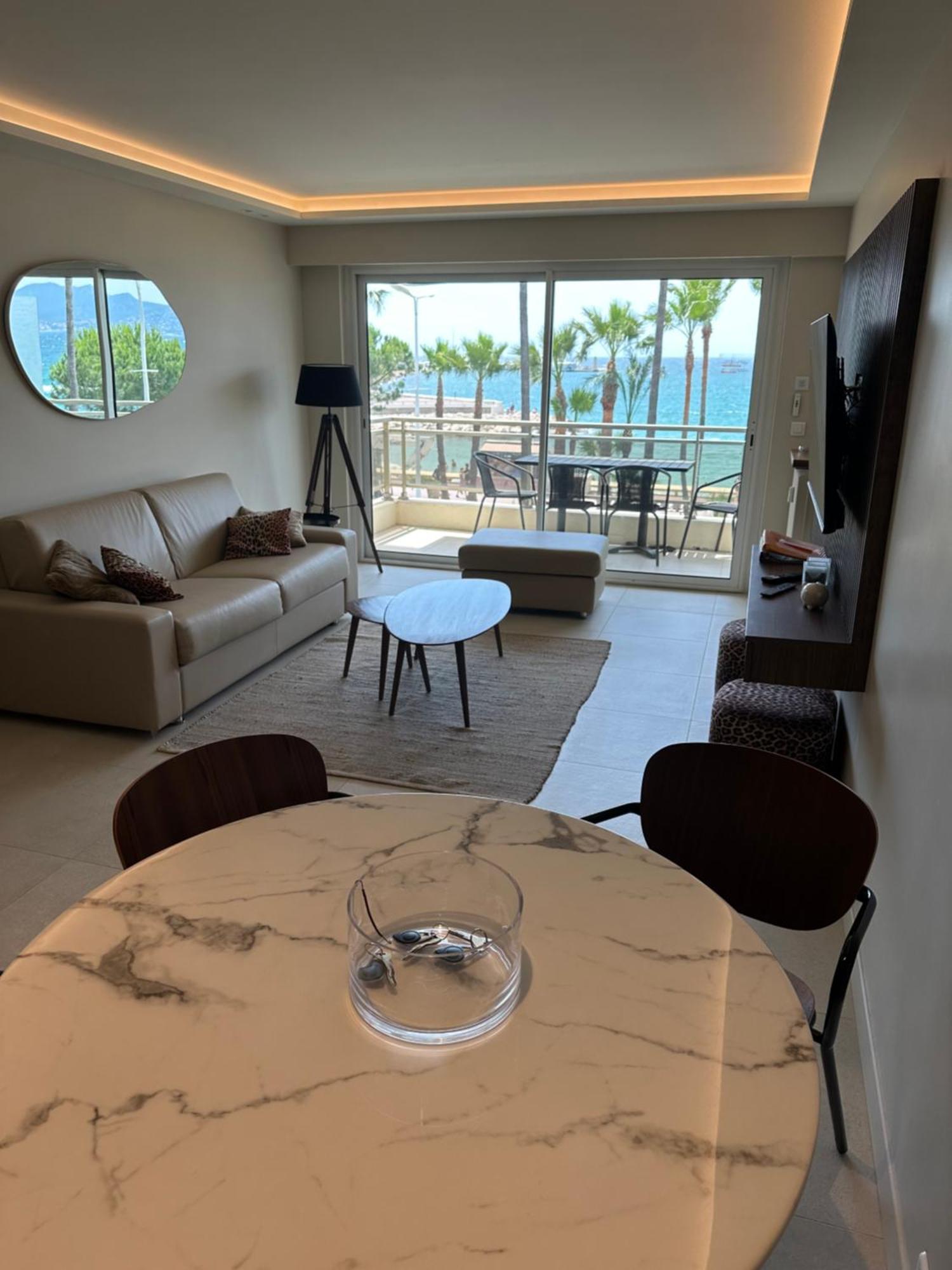 Appartement Rottaro Luxueux 2 Ch 2 Sdb Face A La Mer Cannes Zewnętrze zdjęcie